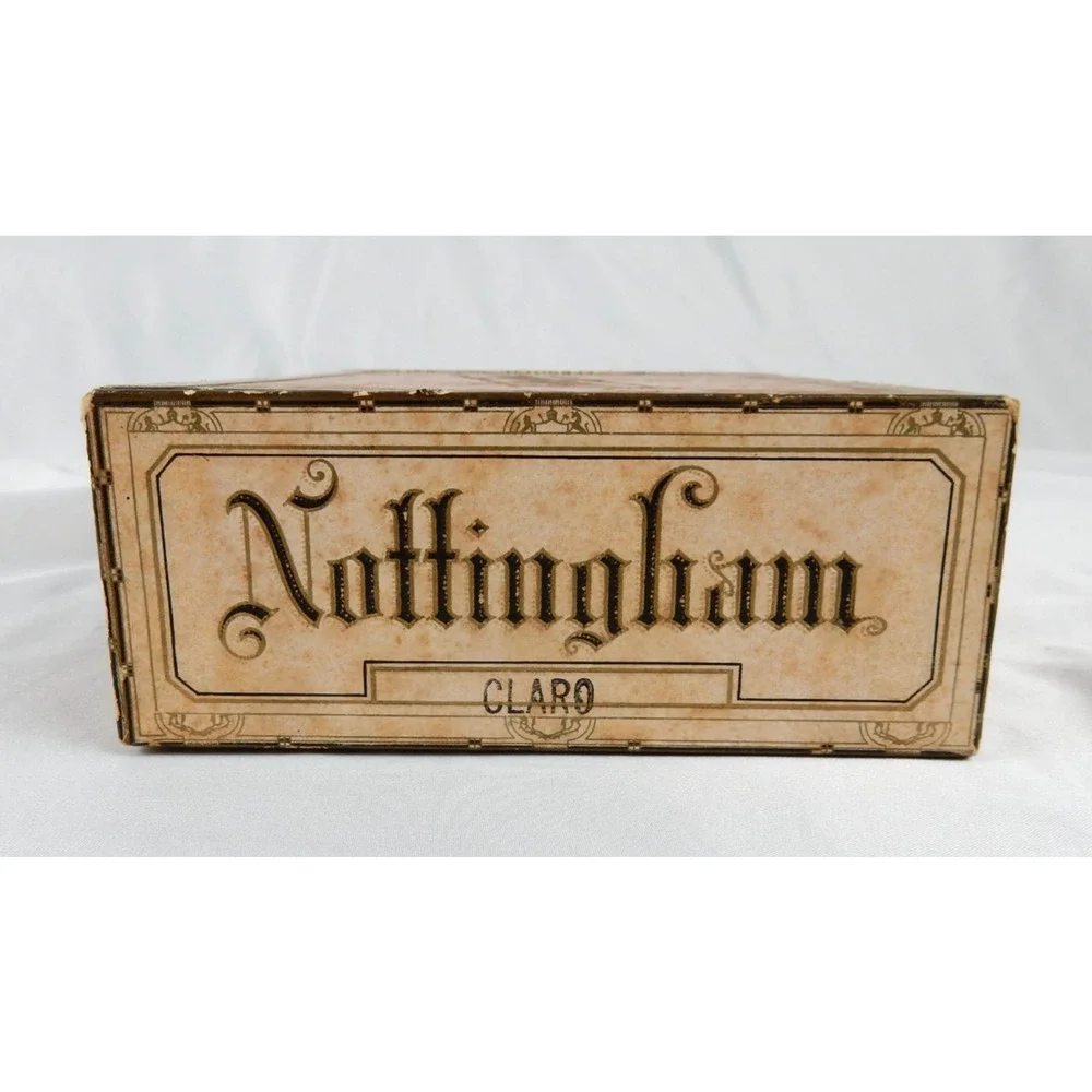 Vintage Nottingham Queens Cigar Box D Emil Klein Co Wood 1930s-40s